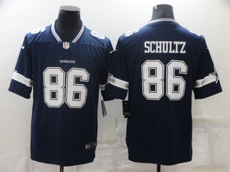Men's Dallas Cowboys Dalton Schultz #86 Navy Jersey